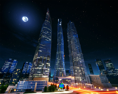 VR of shanghai towers/made by Unreal Engine 4