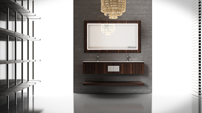 Renda Estudio - http://www.rendaestudio.com
Hi everybody! today we show the first render for a bath furniture company, we have to make the whole collection and that´s the style we´ve decided to follow. Do you like it?
C&C are welcoming.
