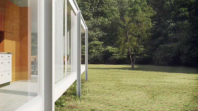 MG Design UK - http://www.mgdesignuk.com
Part 4 of a personal project concentrating on Farnsworth House by Mies Van De Rohe. Produced using 3DS Max 2012, Vray and post in PS.