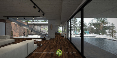 Modern Minimalist Eco House