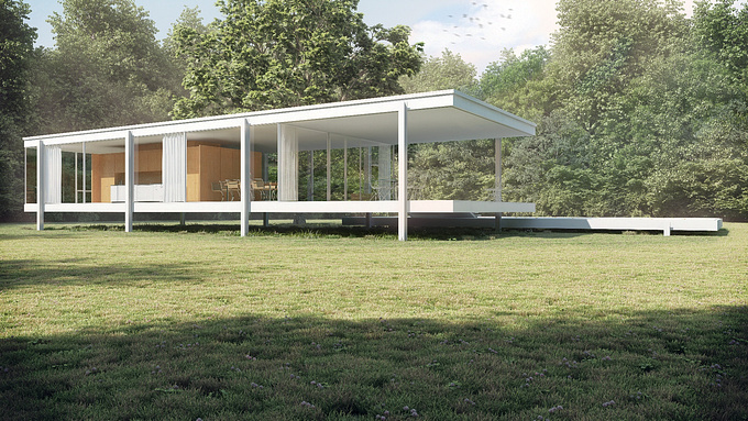 MG Design UK - http://www.mgdesignuk.com
Part 3 of a personal project concentrating on Farnsworth House by Mies Van De Rohe. Produced using 3DS Max 2012, Vray and post in PS.