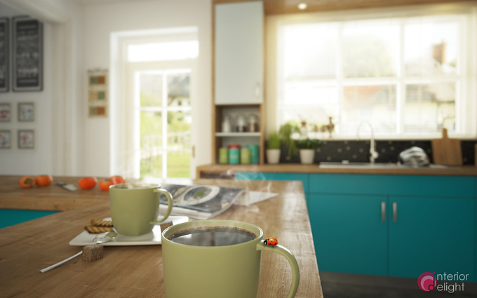 We have a guest for breakfast.
Shot from the blue kitchen series.

Rhino4, Vray, Photoshop