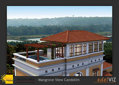 Mangrove View - Villa in Goa, India - Portuguese/Goan Architecture Style