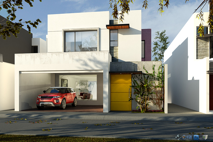 3dmax + VRay + PS.