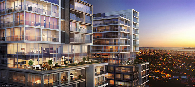 Cubic Meter - http://www.meter3.com
New residential development in Istanbul, Turkey // Client: Infinite Productions