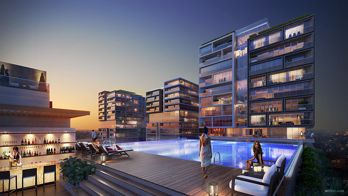 Cubic Meter - http://www.meter3.com
New residential development in Istanbul, Turkey // Client: Infinite Productions