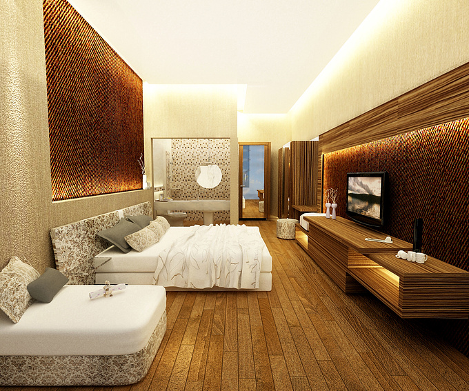  - http://
One of hotel room at Pesona Krakatau Hotel, Anyer, Indonesia.


Modeling : SketchUp and 3DS Max 2011
Rendered : Vray 
post-prod : Photoshop CS 5