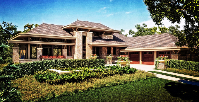 SKD Architects
This rendering was for the home owner to show what their new house would look like when finished...
