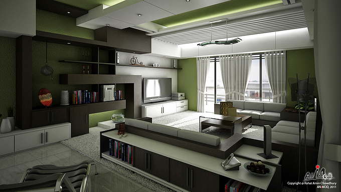 ANiMOD - http://archanimodrender.blogspot.com/2011/04/apartment-interior-design.html
 ANiMOD
 
 ...
 3ds Max 2010 x64, Vray 1.5SP5 and Adobe Photoshop CS5

 

Hey guys - back after a long time - was busy with a new interior project - sharing it with ya all......:)




Living room, Family Living & Master Bed

 

 

 





(click on the preview images to enlarge)