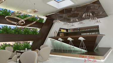Interior Design of a Lounge Bar