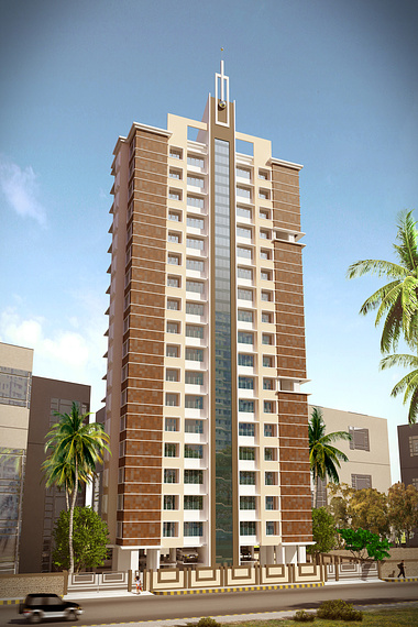 one of the mumbai building 3D RENDER