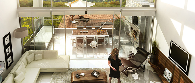 architectural-rendering-visualization-3D - interior view