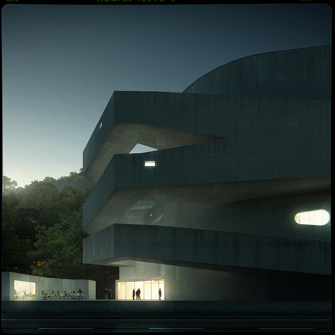 limited-edition portfolio : personal - http://
ibere camargo museum in brasil
architect alvaro siza
rendered in c4d + photoshop
more views here: http://www.flickr.com/photos/29805818@N08/