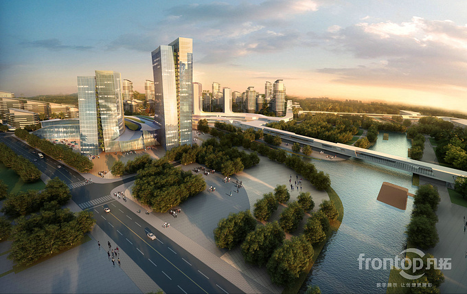 Frontop Digital Technology Co.,Ltd - http://www.frontop.com/
City Building 
Conceptual Planning for Hainan Wan Ning North New City

Finished by 3dmax, vray & ps
made by frontop

/