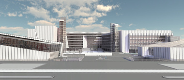 Interactive 3D campus building