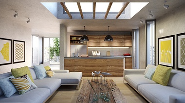 3D Architectural Visualization - House Interior