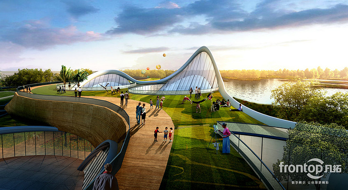 Frontop Digital Technology Co.,Ltd - http://www.frontop.com/
Exterior Rendering 
Project Name : Flower Exhibition in Wujin District, Changzhou
Designed by : Modern Urban Architect Design Institude 

