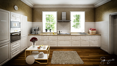 A simple kitchen