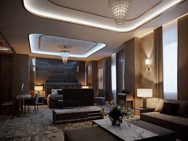 VIP Hotel Interior design    Luxury Atmosphere -CA