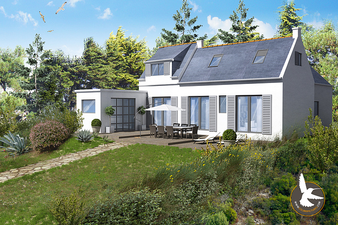 colibri pictures - http://www.colibripictures.com
Project of house near Vannes (France)