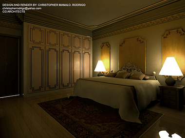 master bedroom classical