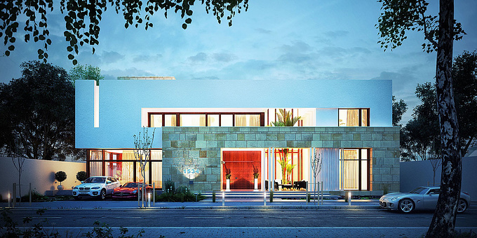 https://www.behance.net/Un-architects
Simple Design for a private villa in qatar