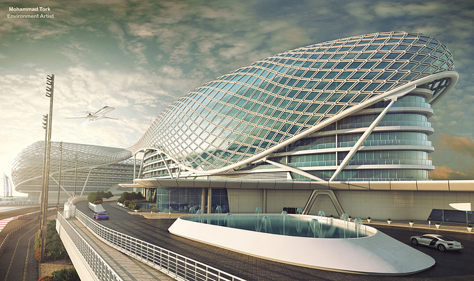 this is a personal project for a challenge
inspired by yas viceroy hotel