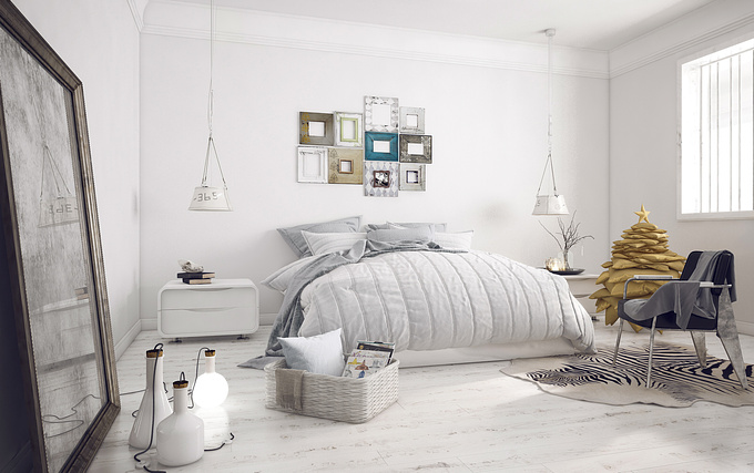 vicnguyendesign - http://vicnguyendesign.com/
Project bedroom vintage!
I want to express the mood
white color is good, and little Christmas flavor.
sw: 3dmax 2014, PS and Marvelous designer.
thanks all cm!