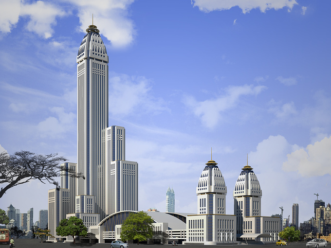 Mumbai, the financial and business capital of India, finally has its planners and authorities thinking about some icon that will be its face the world over, like the Petronas Towers of Kuala Lumpur, for example. This is one of the proposals.