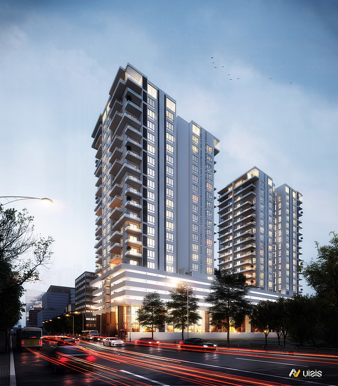VIZIS - http://vizis.in/
Twilight View High Rise Apartment Building