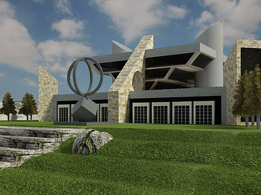 A proposed institute of science and tech. Building