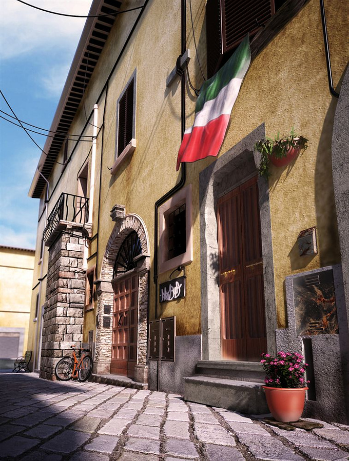 Polycount Studios - http://TBA
 Polycount Studios
 
 Personal
 3Ds Max, Vray, Photoshop

 

Render of Italian Village.