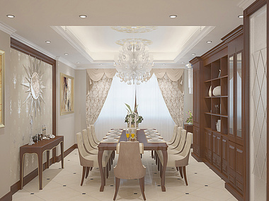 Villa Dining room interior