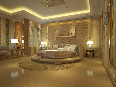Master bedroom, part of the Luxury penthouse