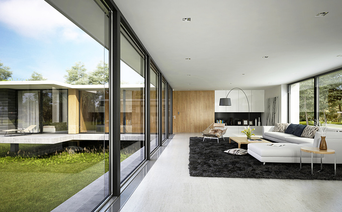 our latest work, 3d viz of the Rita Villa interior project - UK