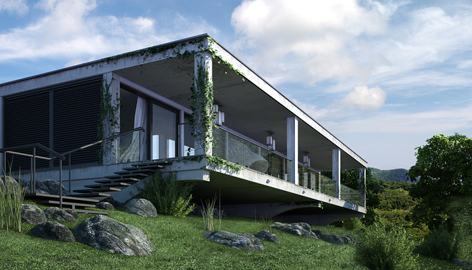 Vison3d - http://www.vision3d.es
Modular house for an american architectural studio.
