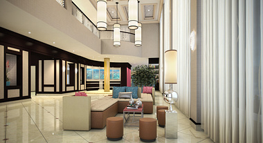 Interior - Hotel Lobby Remodel