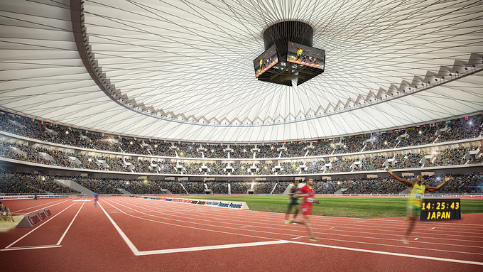 Real Light 3D - http://www.reallight3d.com
Architects: Eduardo Souto Moura and André Campos
Japan National Stadium competition.

Maya, V-Ray, Photoshop