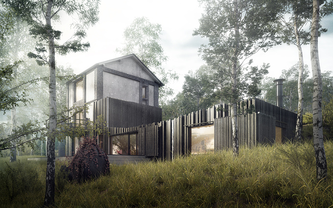 vicnguyendesign - https://www.behance.net
Black Wood House by Marchi Architects.
model and render: vicnguyen.
SW: 3dmax 2012 and PS.