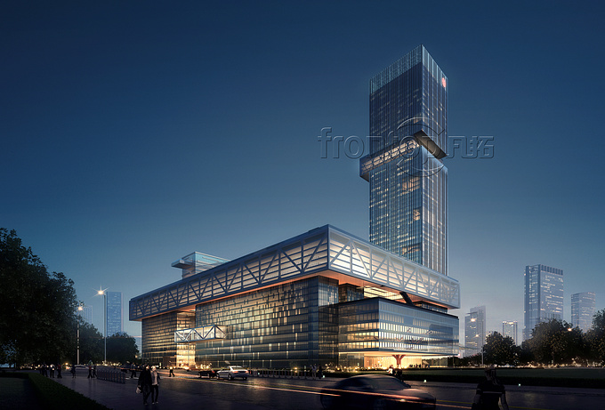 Frontop CG - http://www.frontop.com
Project: Guangzhou International Sourcing Centre
Client: Architecture Design & Research Institute of SCUT