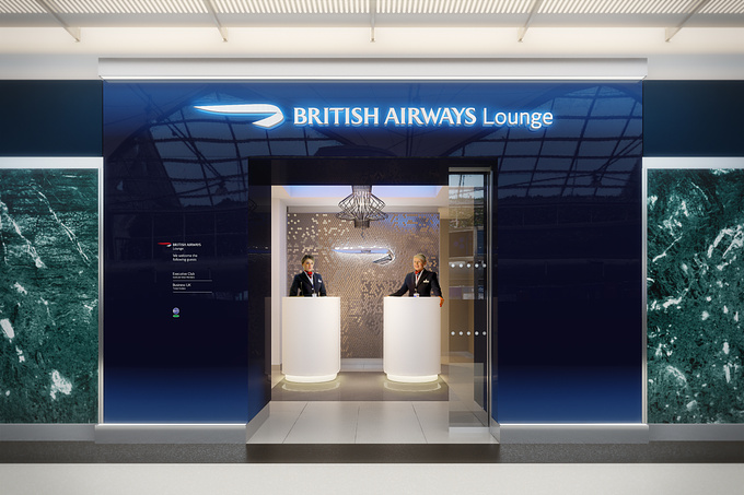 Graven Images - http://www.graven.co.uk
Typical lounge entrance from new 'Galleries' lounge concept for British Airways.