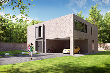 Modular house v1 - front