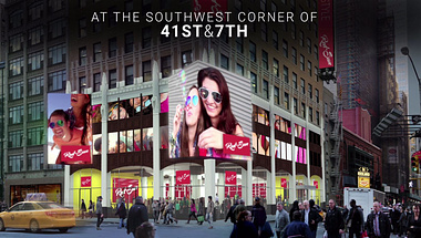 3D Signage Concept - 9 Times Square