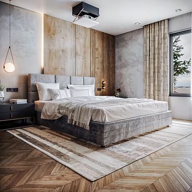 3d Render | Master bedroom