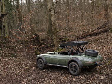 OFF type, e type restomod off road edition