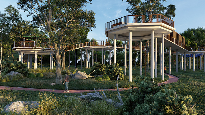 One project in 2019
Visualize the landscape design in 3D image
Software : Sketchup, Lumion, Photoshop