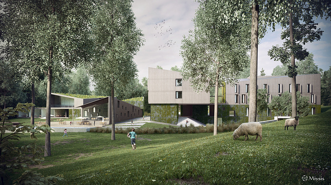 Miysis - http://www.miysis.be
Here is an image realized by Miysis for Altiplan for a competition. It's a nature recreation area for children situated in Mambaye (Belgium).

Don't hesitate to follow us on www.facebook.com/miysis.be

Our showreel www.miysis.be


Tools: 3Ds Max - VRay - PS