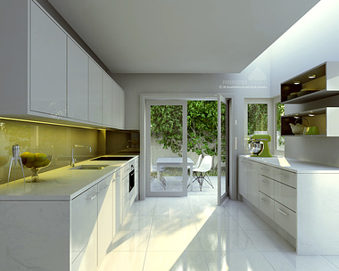 Simply white kitchen