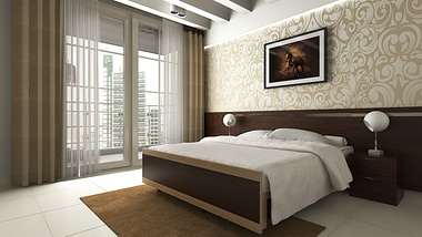 Contemporary bedroom 2