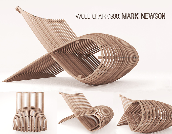  - http://
Noodling around with parametric array and made (an approximation of) Mark Newson's Wood Chair. Textures need some work but the basics are there. I thought folk might find it useful so if you want to download the .max file, here it is. 



Materials are V-Ray and file is Max 2010.